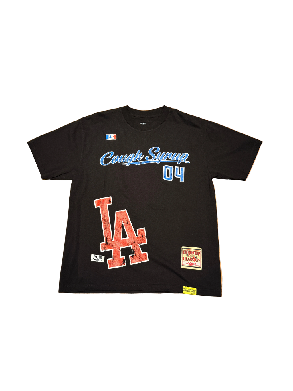 Black Dodgers Cough Syrup T-Shirt