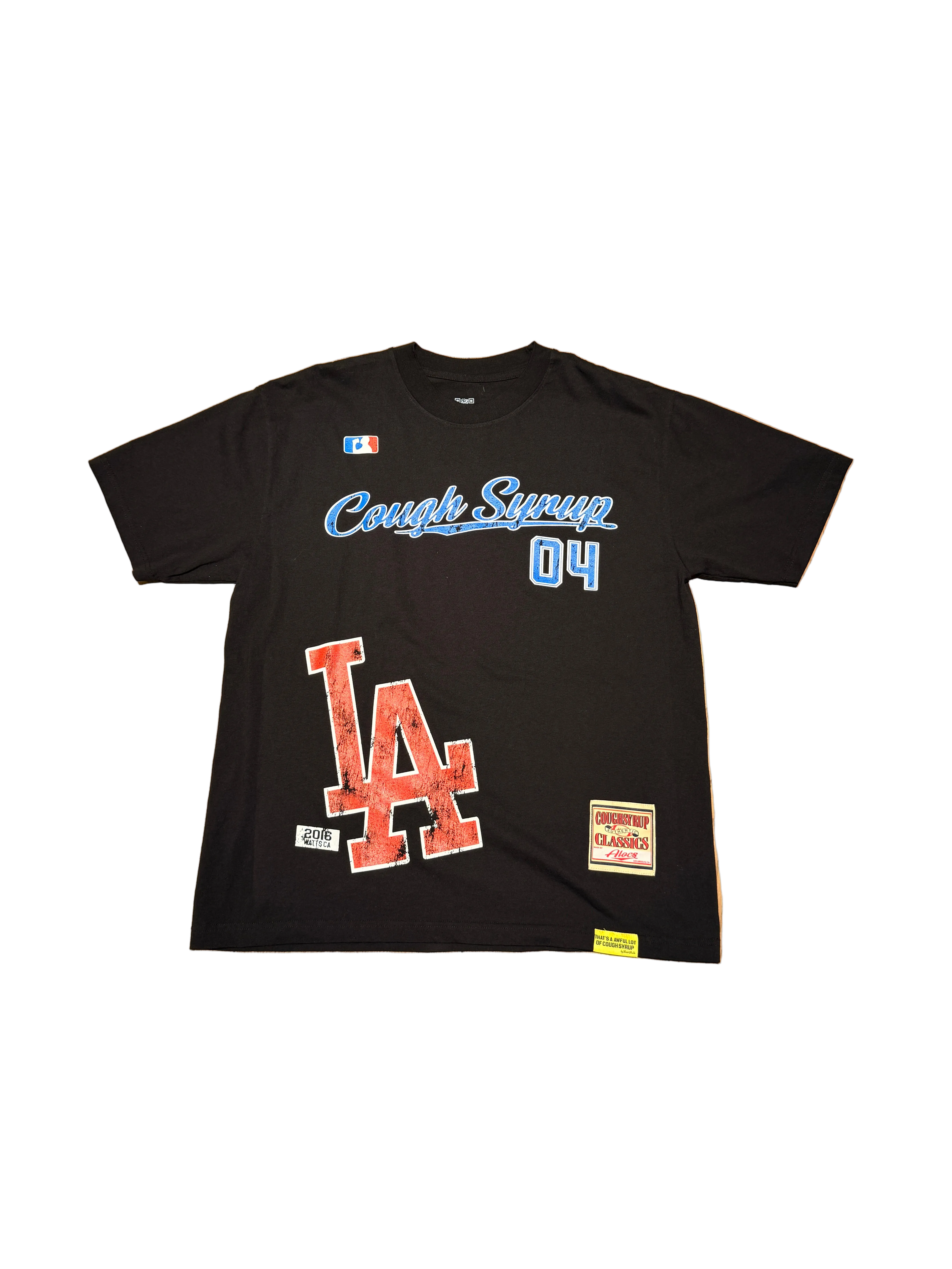 Black Dodgers Cough Syrup T-Shirt