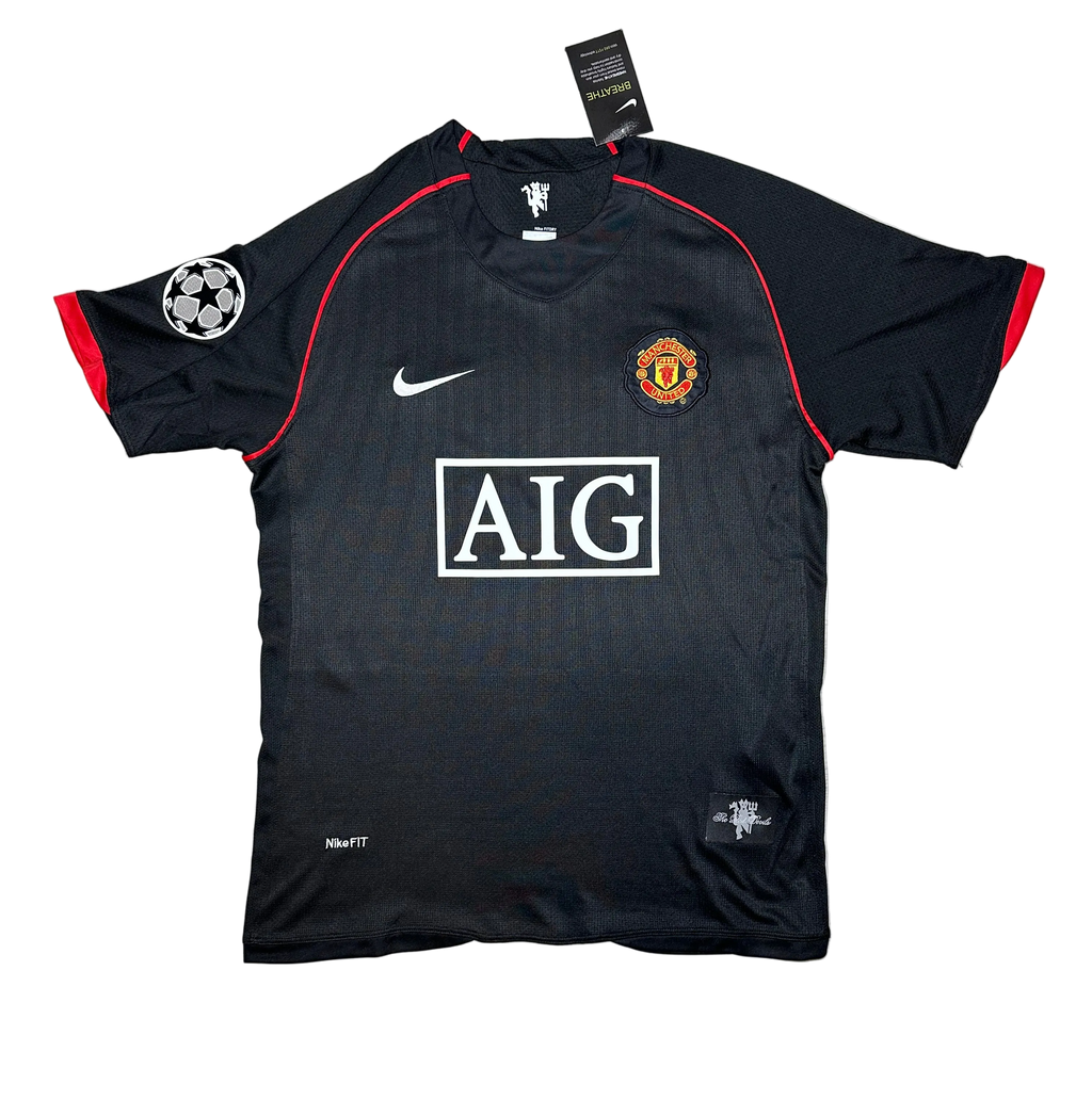 Manchester United 2007-08 Away Black Ronaldo 7