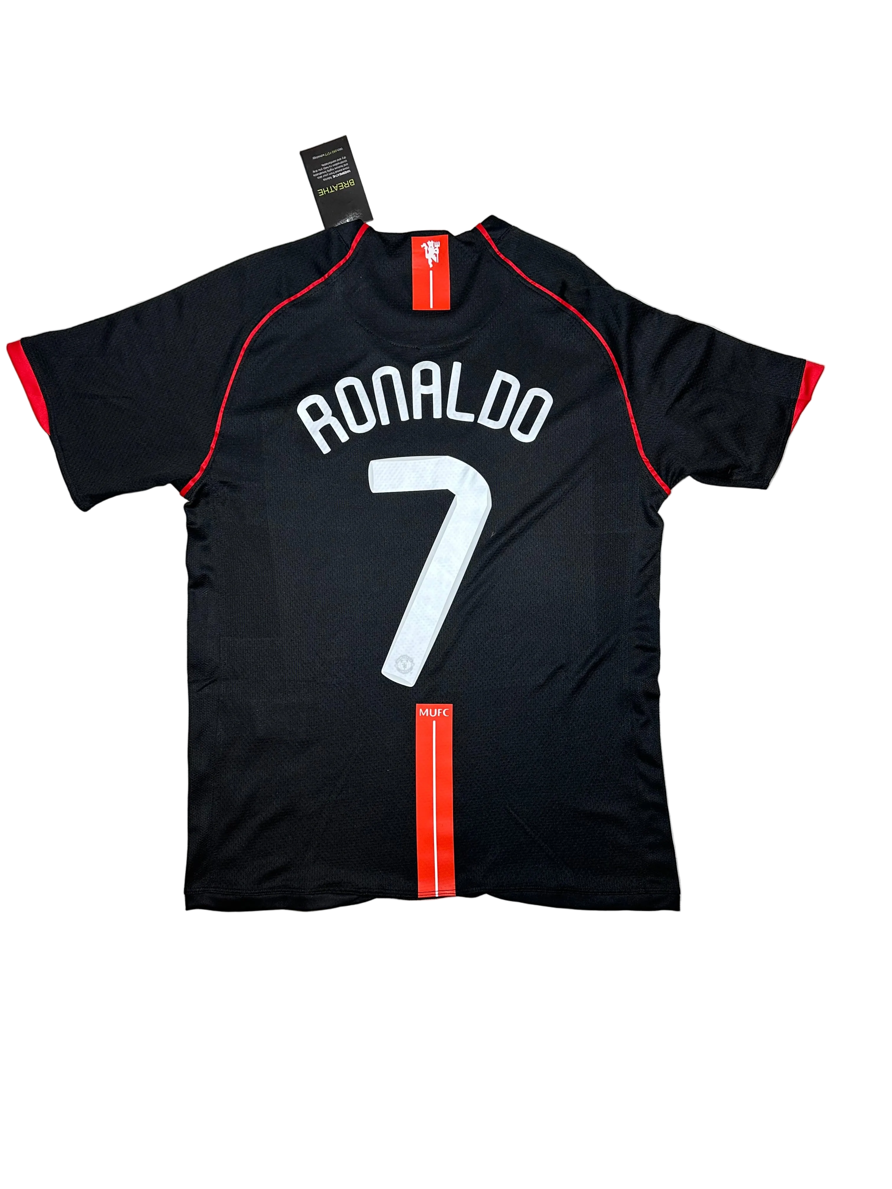 Manchester United 2007-08 Away Black Ronaldo 7