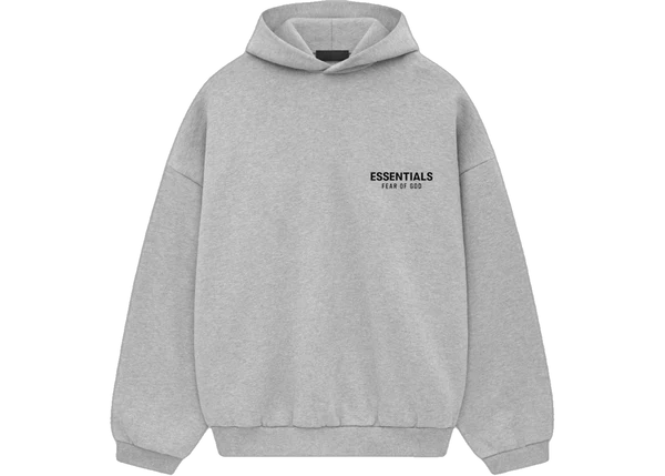 Light Heather Gray Essentials Hoodie