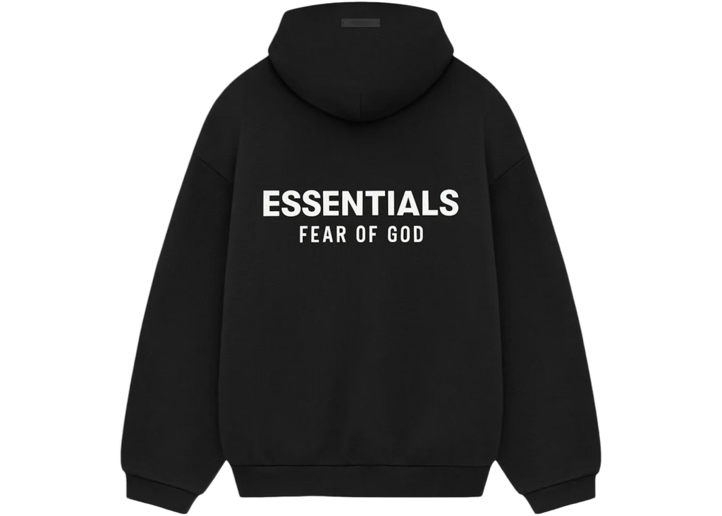 Black and White Essentials Hoodie