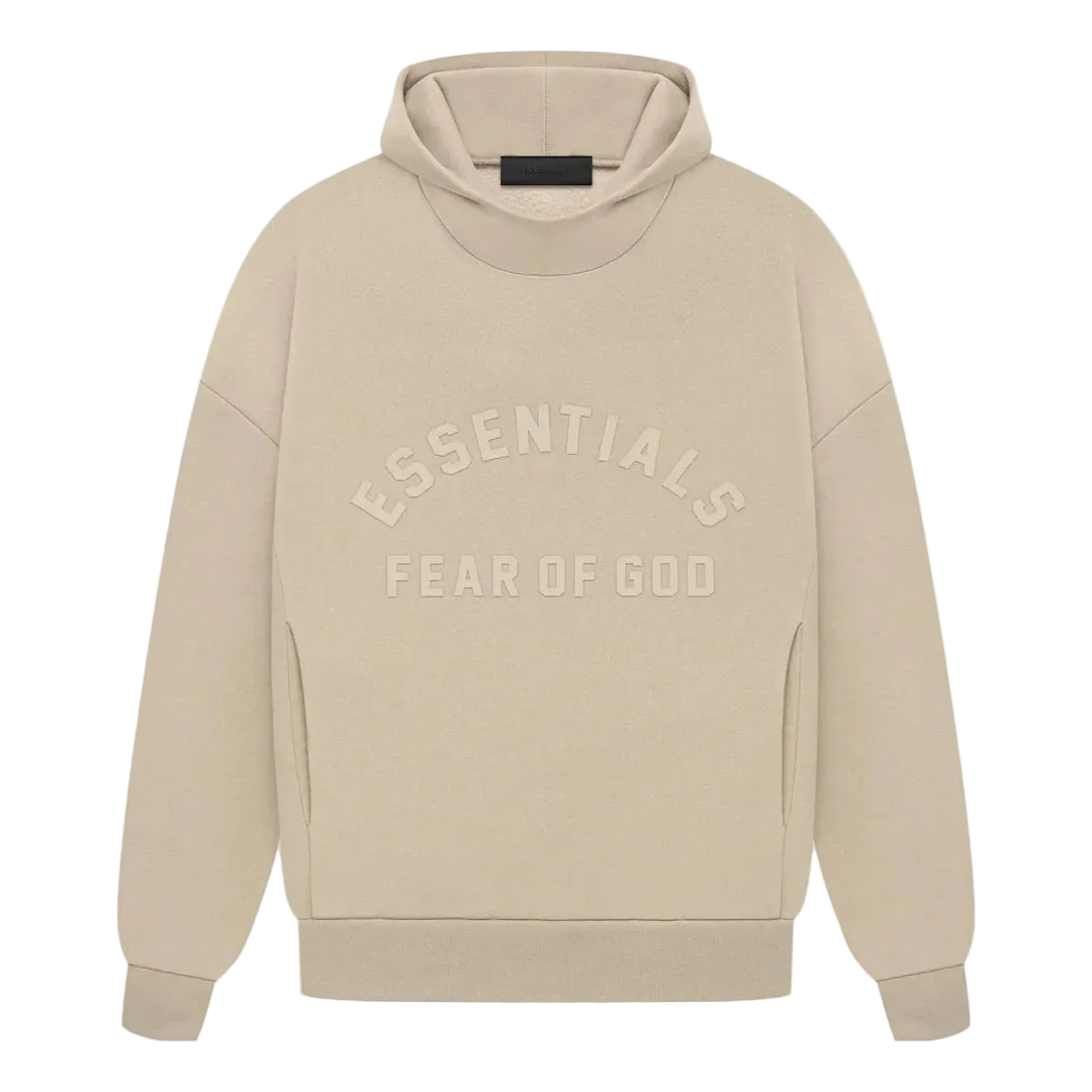 Dusty Beige Essentials Hoodie
